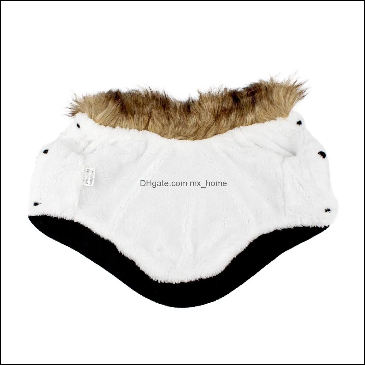 pet clothing new autumn and winter jackets dog fur coats leather winter warm puppy dog vest dh0311