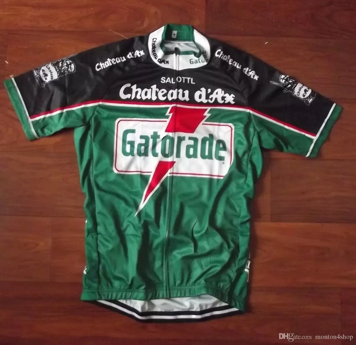 chateau d 'ax gatorade green mens ropa ciclismo 사이클링 저지 저지 MTB 자전거 의류 자전거 옷 2024 사이클링 유니폼 자전거 바이킹 유니폼 2xs-6xl d1