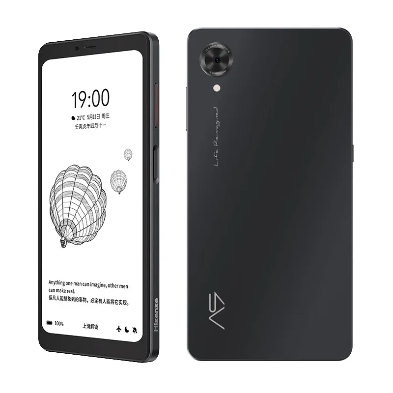 Original Hisense A9 4G LTE Mobiltelefon Facenote Ireader Novels Ebook Eink 4GB 6GB RAM 128GB ROM Octa Core Snapdragon 662 Android 6.1" Skärm 13MP Face ID Smart Mobiltelefon