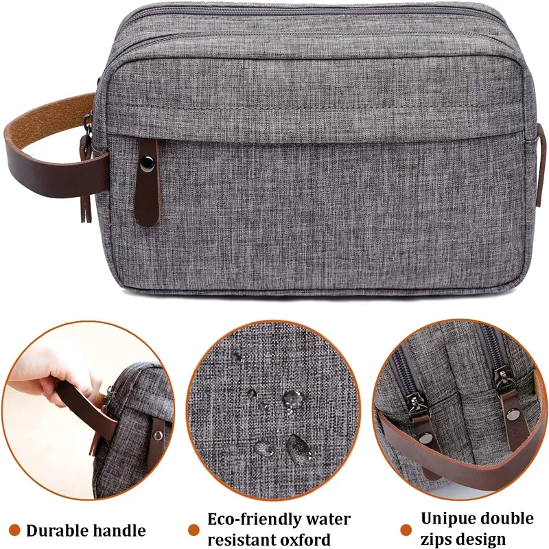 Toiletry Bag for Men Light Weight Travel Shaving Bags Kids and Women Cosmetic Storage Organizer Hanging Makeup Pouch