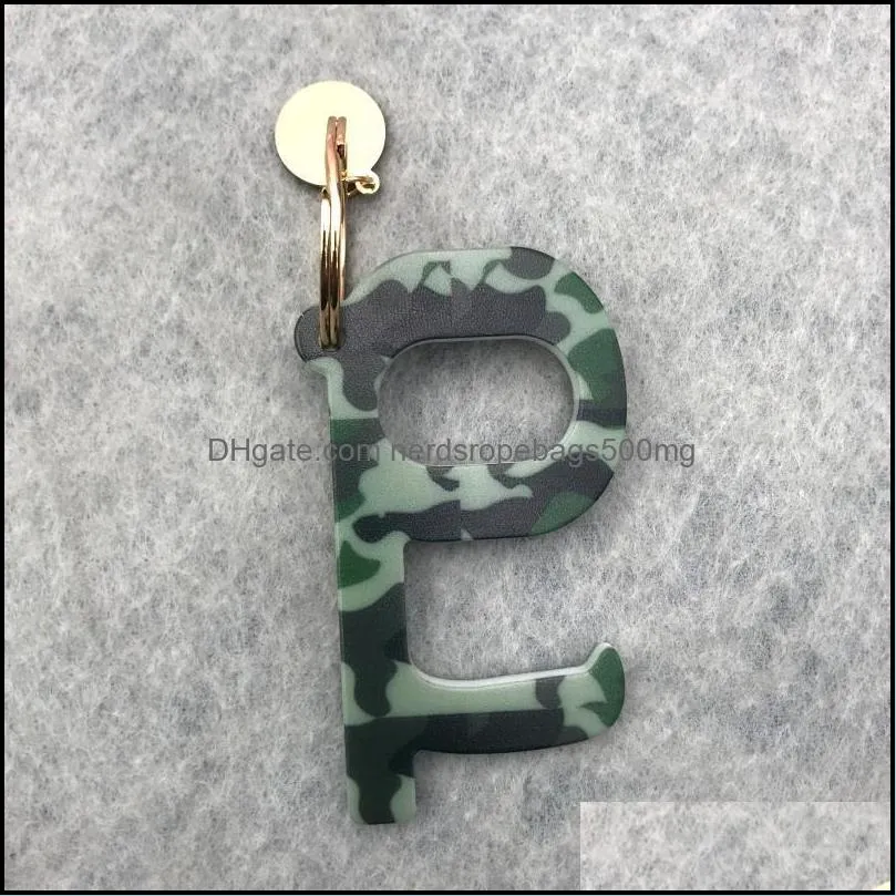 Touchless Door Opener Contactless Alloy Key Chain Contact Free Chain Buckle Sunflower Press Elevator Tool Various Styles 5 7tw B2