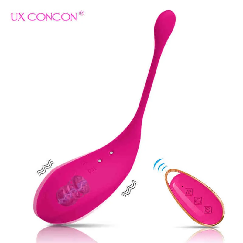 NXY Puissant télécommande vibrateur sans fil femelle oeuf portable g-point vibrateur amour oeuf saut sex toys marchandises pour adultes 18 femme 220411