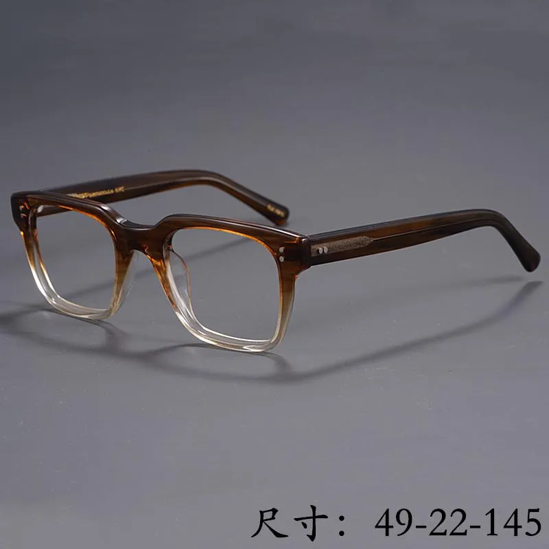 Fashion Sunglasses Frames Arrive Assorted Acetate Myopia Eyeglass Frame Vintage Zayde Hand Craft Women Men Classical Square Type Original Qu