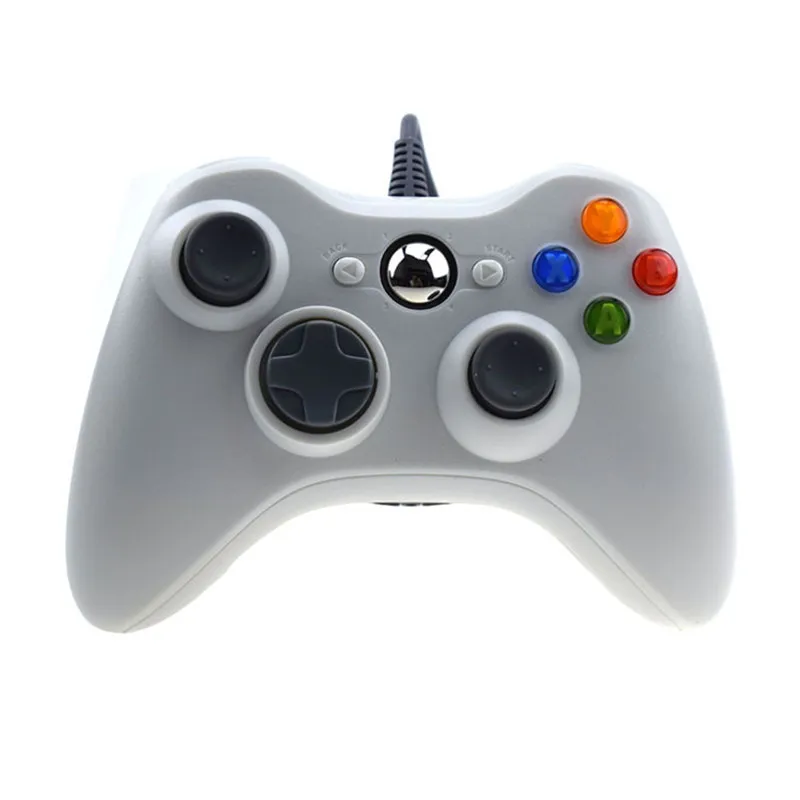 Kontroler gier joystick USB GamePad dla Microsoft Xbox 360 PC Windows 7/8/10 z logo i opakowaniem detalicznym Dropshipping