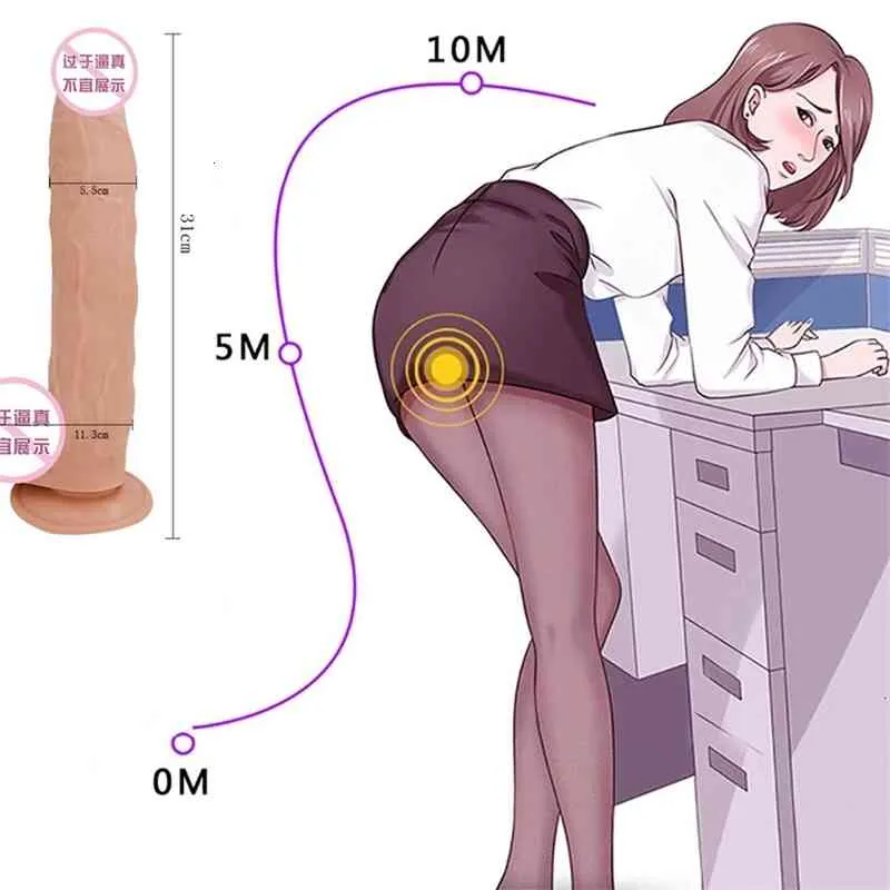 Sex Toy Massager large Dildo Super Huge Realistic Flexible Penis Female Masturbation Toys for Women with Suction Cup Adult Products