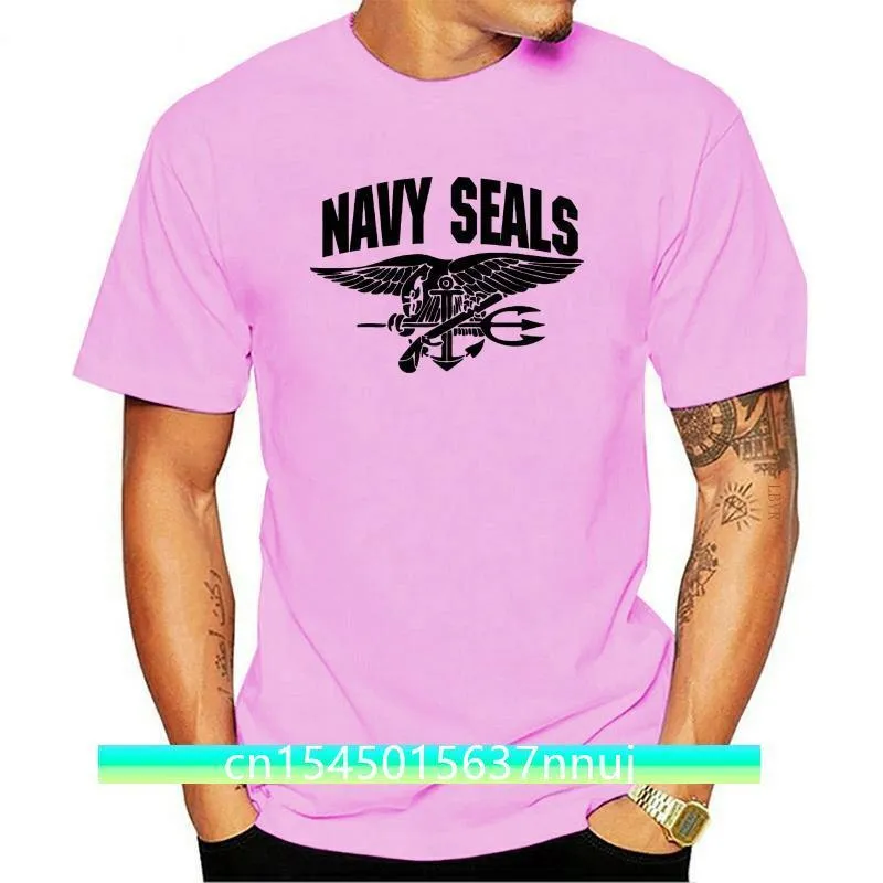 Alta qualidade camiseta camiseta emblema militar baixa visibilidade marinha selos exército dos EUA verão algodão tshirt 220702