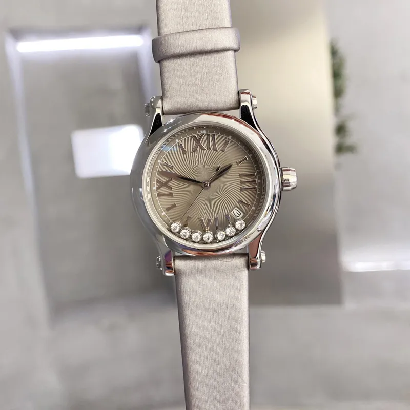 Chopares Regardez les dames Chopar 36 mm Chopard montres Mouvement 30 mm Classic Quartz Fashion Business Wristwatch Montre de Luxe Gift Women
