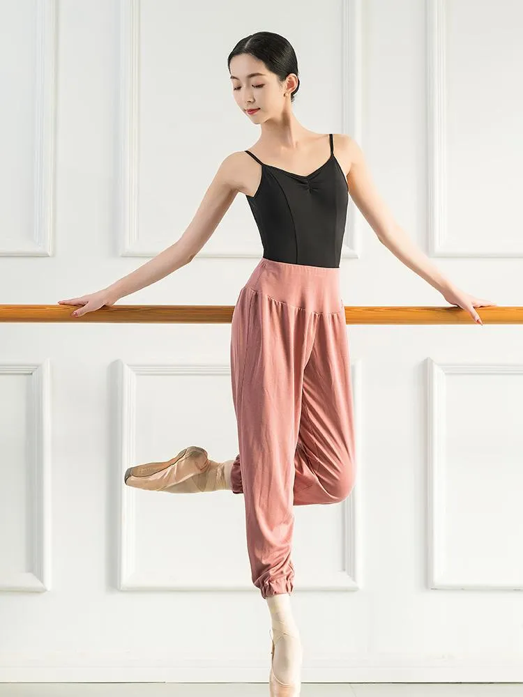 Scen Wear Wear Ballet Dance Practice Nine-Point Pants Modern Loose Radish Closed Girls Autumn and Winter Costume For Womenstage