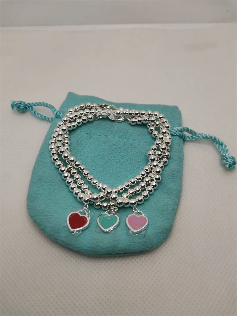 S925 Sterling Silver Fine perle bracciale di alta qualità per uomini e donne designer di gioielli di lusso classico classico Ladie casual Ladies Birthday Regalo Accessori