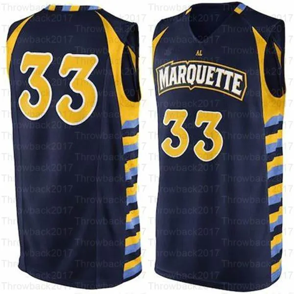 Custom Marquette Golden Eagles College Basketball jerseys 1 Brendan Bailey 33 Butler 23 Matthews 0 Markus Howard 32 Crowder