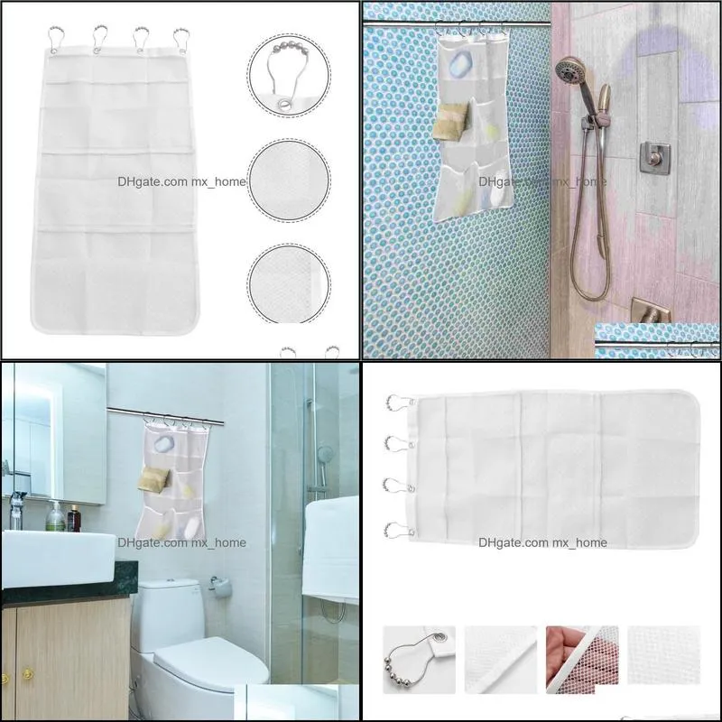 Storage Bags 1 X Mesh Bag Organizer Durable Bathroom Pouch Toilet Washing For Cosmetics Toiletries Towels Brushes