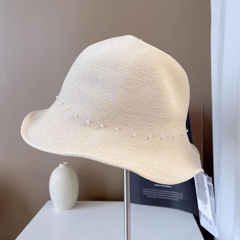 Breathable UV Protection Vacation Hat With Wide Brim And Straw Pearl For  Women Perfect For Summer Beach And Outdoor Holidays From Egertonenty,  $13.26