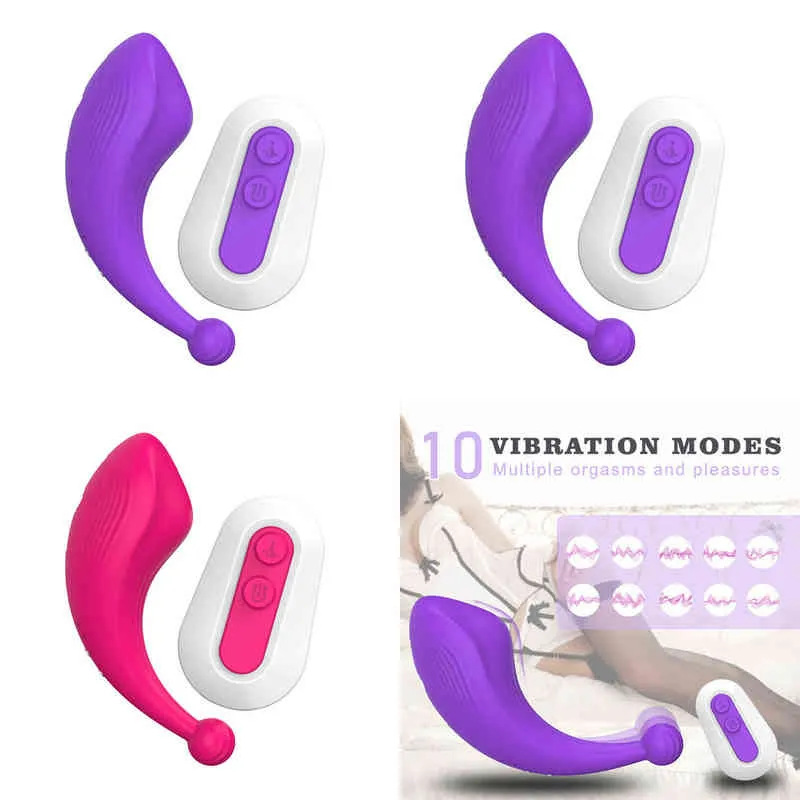 NXY Sex Vibrators Portable Panty Toys pour Femme Oeuf Vibrant Invisible Stimulateur Clitoridien Télécommande Sans Fil g Spot Vibrator 1125
