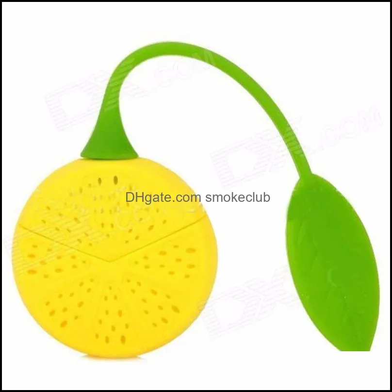 1 Piece Silicone Drinker Teapot Diffuser Herb Leaf Lemon Tea Filter Tea Spoon Teapot Accessories Tool for Kitchen Households