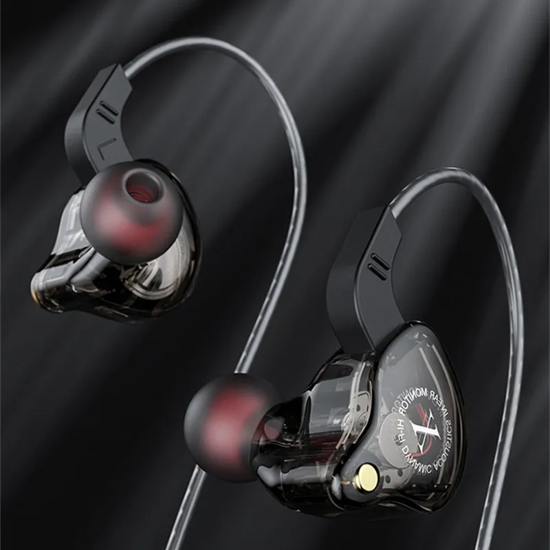 Nouveau HIFI Subwoofer Filaire Écouteurs In-Ear avec Micro et Télécommande Stéréo 3.5mm Casque Écouteurs Musique Écouteurs Pour iPhone Samsung Huawei Tous Smartphones DHL