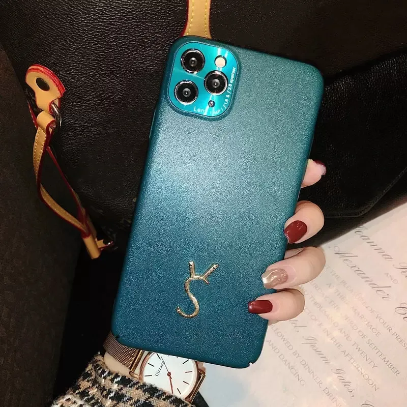 2022 Luxury Designer Phone Cases Orange Leather Phone Case For Iphone 12mini 12pro Max 11 11pro 11promax XS XR 7 8P Womens Mens Phonecase