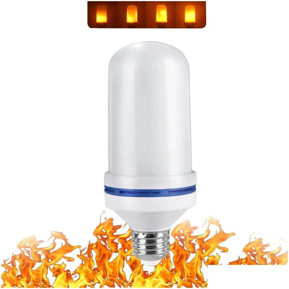 full model 3w 5w 7w 9w e27 e26 e14 e12 flame bulb 85265v led flame effect fire light bulbs flickering emulation decor led lamp