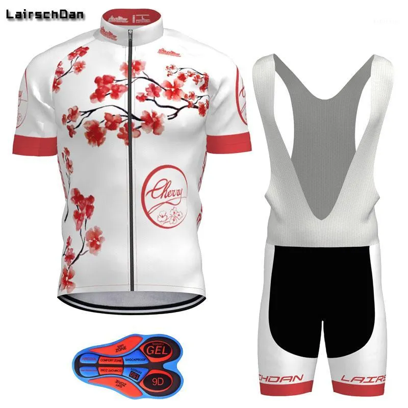 2022 Cherry Blossoms Odzież na rowerze Mężczyźni Kobiety Koszula Rowerowa MTB Rower Dress Cycl Cyclist Outfit