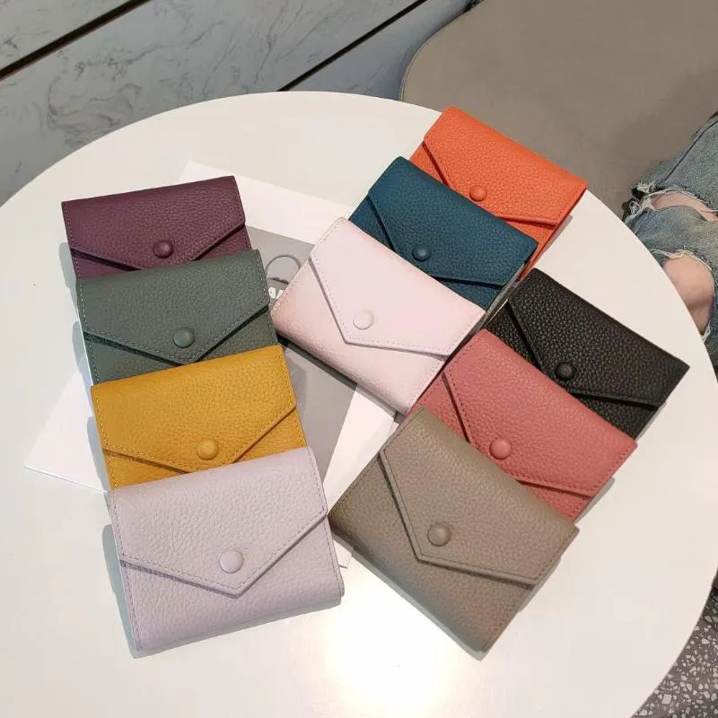 Wallets Luxury Leather Women's Wallet Functional Multi-Card Coin Cash Anti-theft Ladies Card Holder Purse
