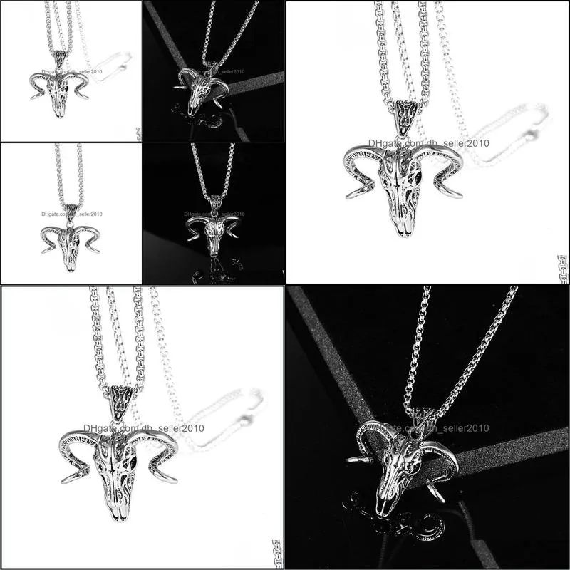 hip hop jewelry sheepshead necklaces pendant fashion jewelry for women men pendant necklace