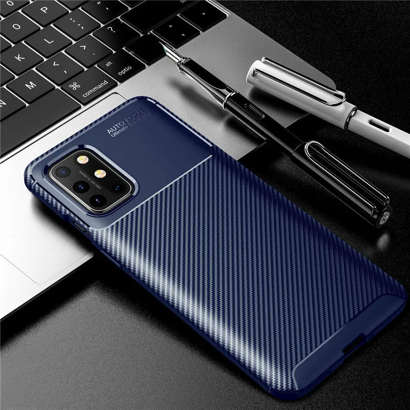 Silikonowe skrzynki na zderzak dla OnePlus 8T Case dla OnePlus Nord N10 N100 8T 7T Pro Pokrywa na wstrząsy Ochronna pokrywa telefoniczna dla OnePlus 8T