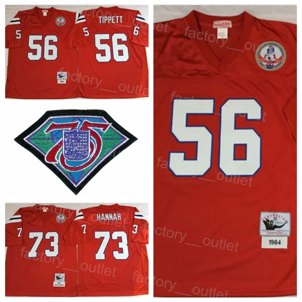 Throwback Mitchell And Ness Football 56 Andre Tippett Jersey 1984