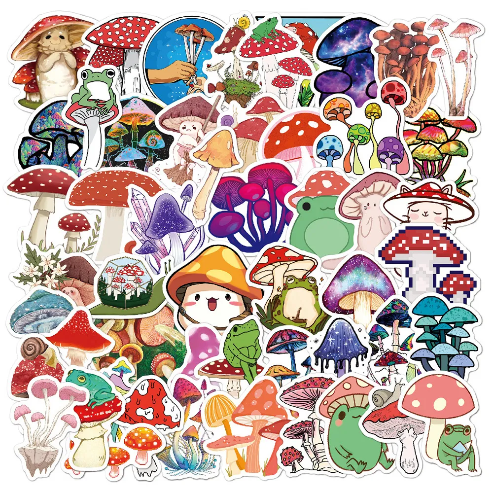 Water Bottle Stickers Waterproof, Mushroom Plant... From Sportop ...
