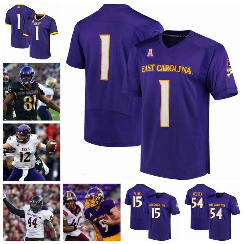 Ecu East Carolina Pirates Jerseys Anthony Watley Jersey Alex Flinn Dwayne Harris Bryan Gagg College Fotboll Tröjor Anpassad