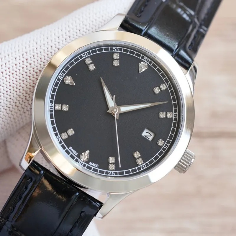 2022 zegarki Wysokiej jakości męskie luksusowe mechaniki 40 mm Wszystkie wybierane roboty ze ręką na rękę Wodoodporne projektanty projektantki modne zegarki Lady Moissanite Jason007