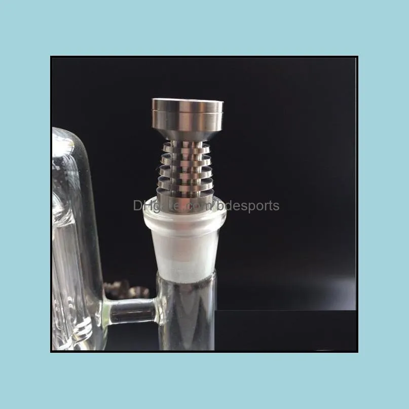 Free Shipping T-003 Domeless Titanium Nail for both 14.5mm and 18.8mm Smoking Water Pipes Glass Bong