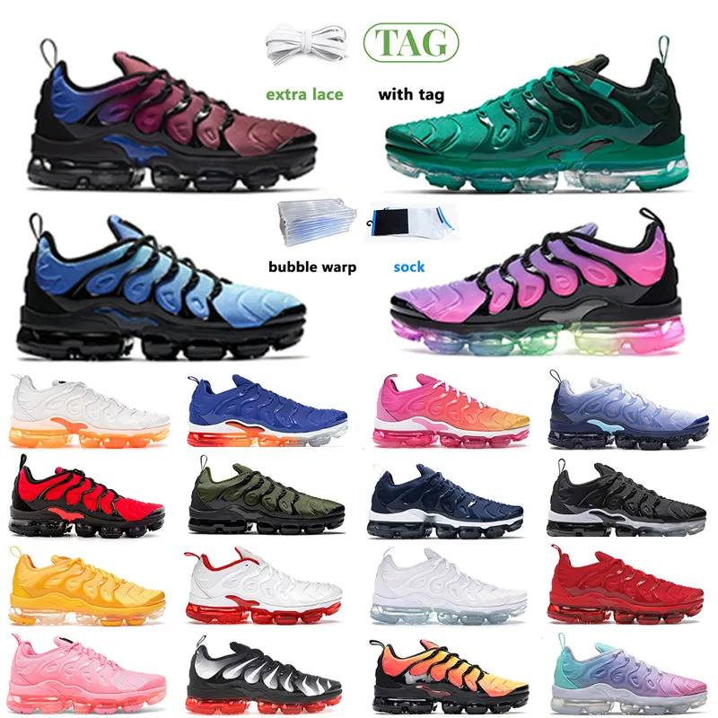 2022 chaussures de course tn homme et femme Triple Black Astronomy Blue Bubblegum Lemon Lime Violet Midnight Navy-1 Fireberry Psychic Pink Metallic Gold