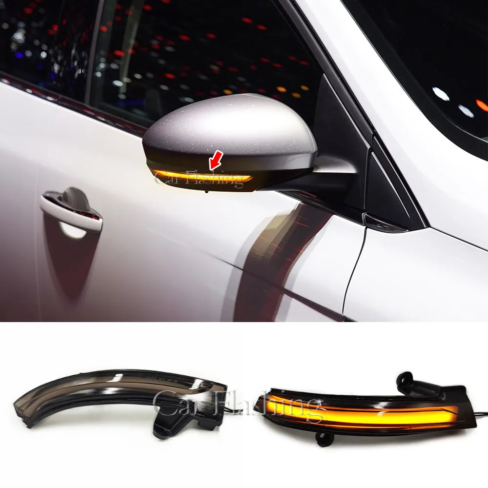 1 Pair Dynamic Blinker LED For Renault Megane 4 IV Talisman Clio 5 V Turn Signal Light Side Mirror Indicator Lamp