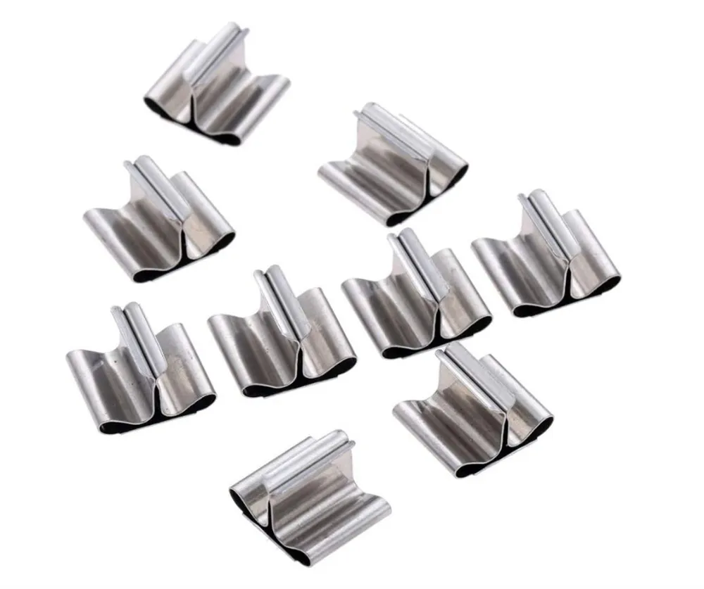 Wholesale Arts Craft Tools Stainless steel Wood Wicks Base Clips for Candle Making DIY Metal Wick Holder