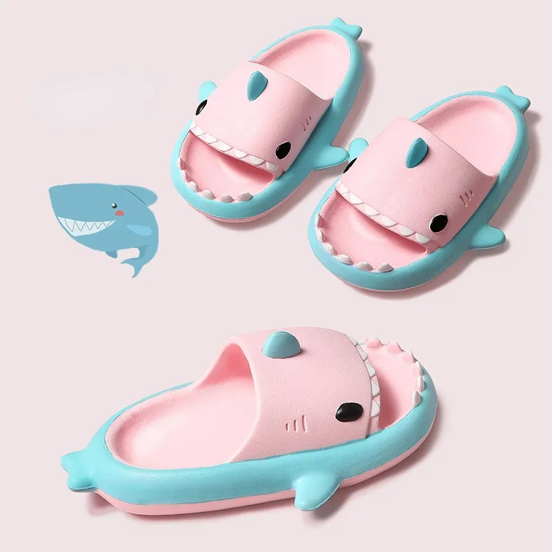 Bambini pantofole estate domestica bambino non slip soft sandals sandals scarpe da spiaggia per bambini scivoli rosa 220525