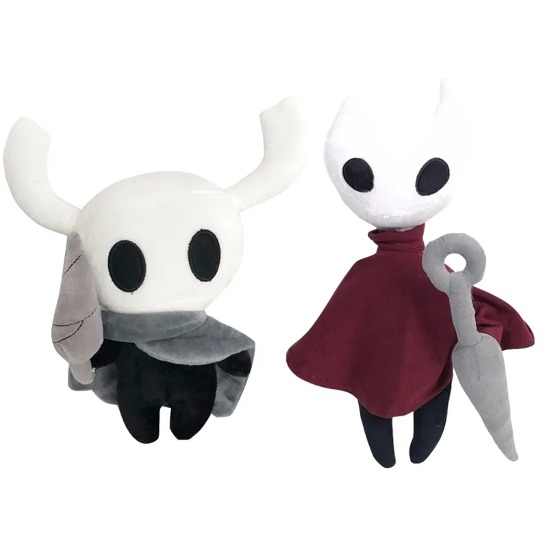 Game Hollow Knight Plush Toys Figur Ghost Stuffed Animals Doll Kids Toys for Children Birthday Present LJ201126