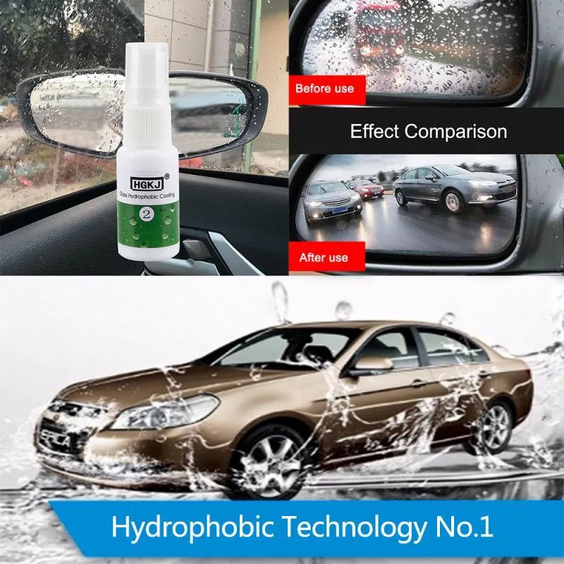Car Windshield Spray Glass Anti-Fog Hydrophobic Coating Spray Rainproof A