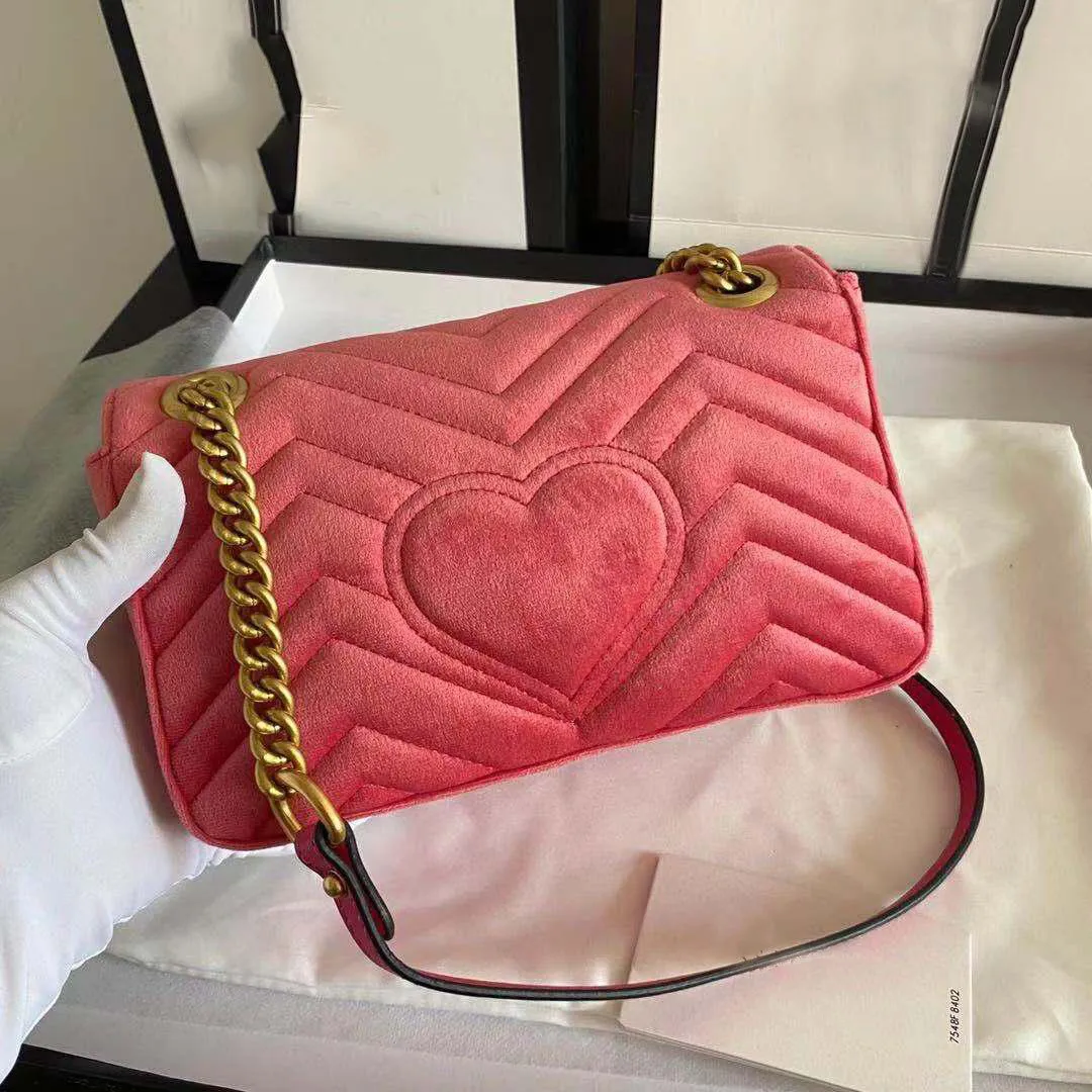 classic Designer Marmont shoulder bags high quality handbags women famous Sylvie Luxurys Designers purses chain fashion crossbody bag G44