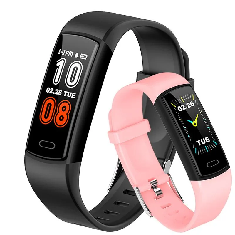 Smart Barcelet Watch Y29 Hjärtfrekvens Spårning IP67 Vattentät Sport Armband Män Fitness Pedometer Klockor för Xiaomi Huawei