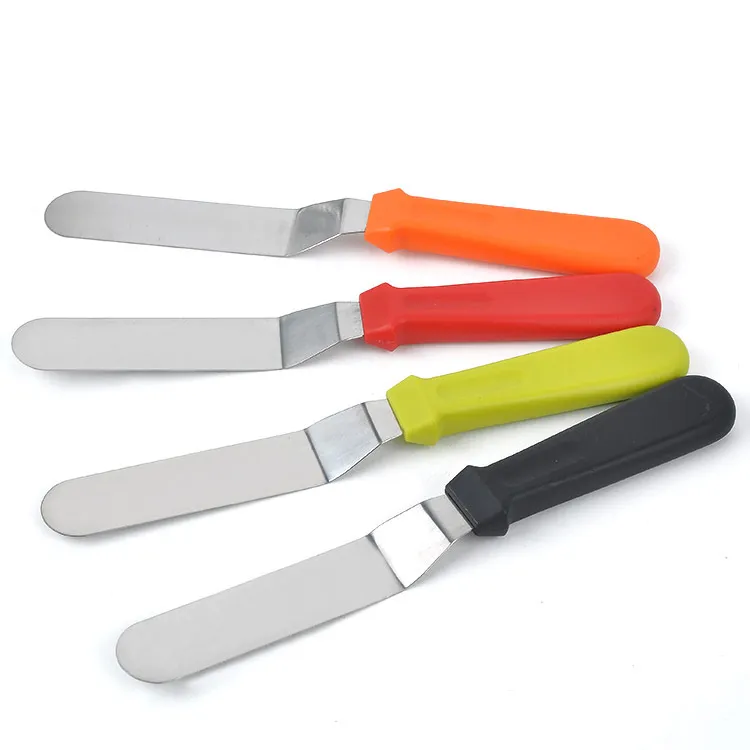 6 pouces gâteau crème glaçage spatule beurre plus doux lame à palette plate à lissage lissage d'outils de cuisine accessoires de haute qualité Dh9865