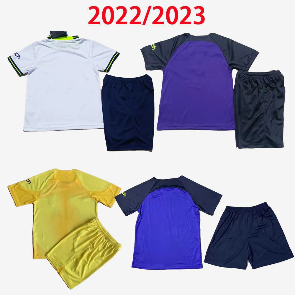 Zestaw dla dorosłych i dzieci ze skarpetami 2022 2023 Bramkarz Dele syn Kane Soccer Jerseys Hojbjerg Bergwijn Lo Celso 22 23 Child Football Shirts