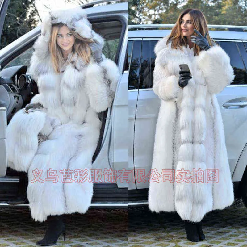 Women Real Mink Coats Female Mink Fur Coat Genuine Long Fur Coat