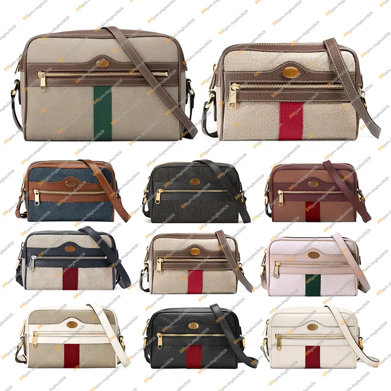 Unisex moda gündelik tasarım lüks ophidia mini çapraz omuz çantası tote çanta elçi çantaları üst ayna kalitesi 517350 517080 çanta torbası