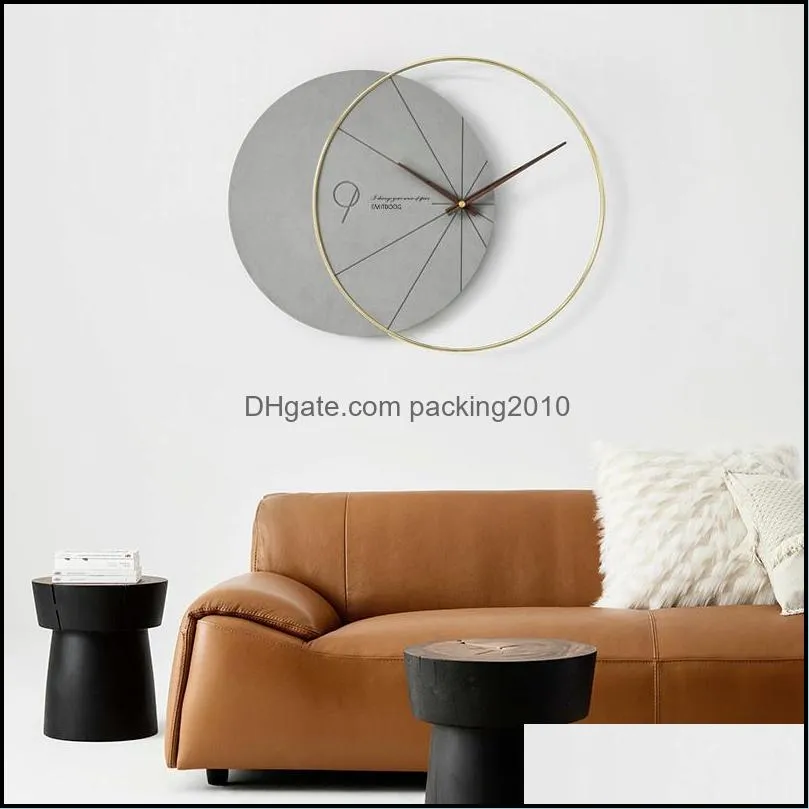 Creativity Modern Precise Silence Wall Clocks Quartz Nordic Living Room Fashion Simple Wandklok Home EK50bgz