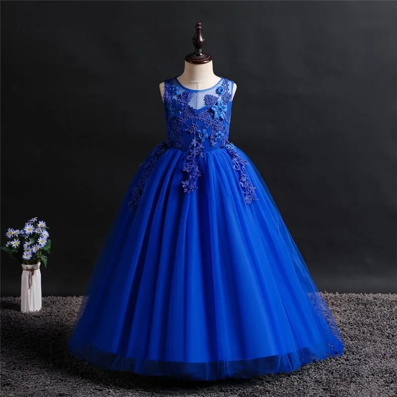 Girl's Dresses Summer Clothing Children's Wear Formal Dress Girl Clothes Birthday Party Princess Costume Ceremony Baby DressesGirl's