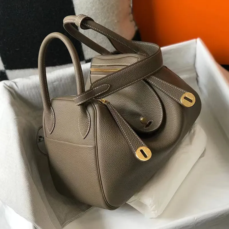 7A + En Kaliteli Çapraz paket Çanta Kadın Çanta Tasarımcısı doktor Çantaları El Yapımı Lüks Çantalar Klasik Moda Togo Deri retro taşınabilir omuz çantası