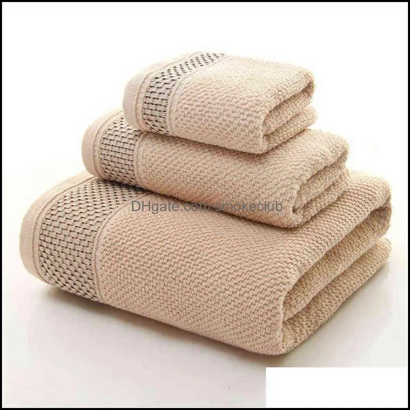 High-grade -100% cotton Towels 3Pcs Luxury Hotel & Spa Quality Bath towels Hand towel Super absorbent Water-resistant bath towel