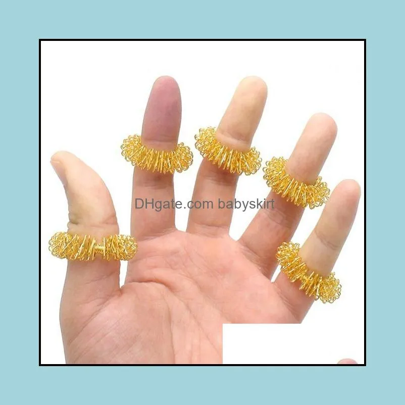 Hot selling Finger Massage Ring Acupuncture Ring Health Care Body Massager