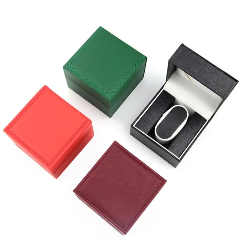 Cajas de reloj de cuero PU, caja de almacenamiento de joyería de viaje portátil, organizador de reloj de pulsera, caja de exhibición de relojes