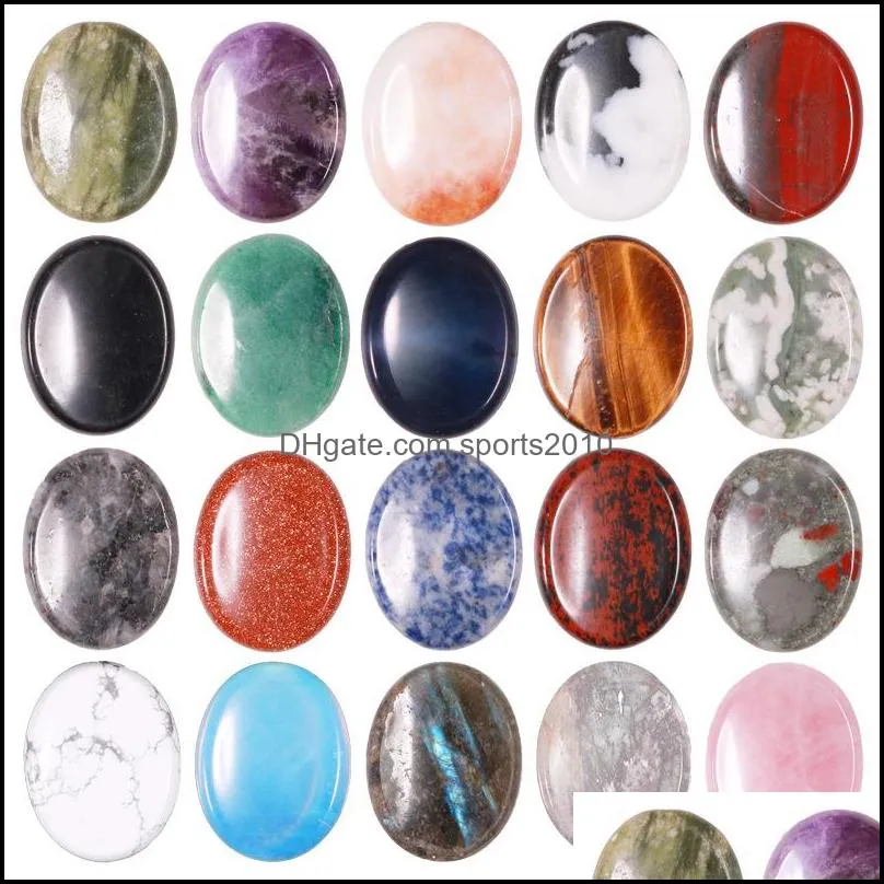 worry stone thumb gemstone artware natural rose quartz healing crystal therapy reiki treatment spiritual minerals massage palm gem sports2010