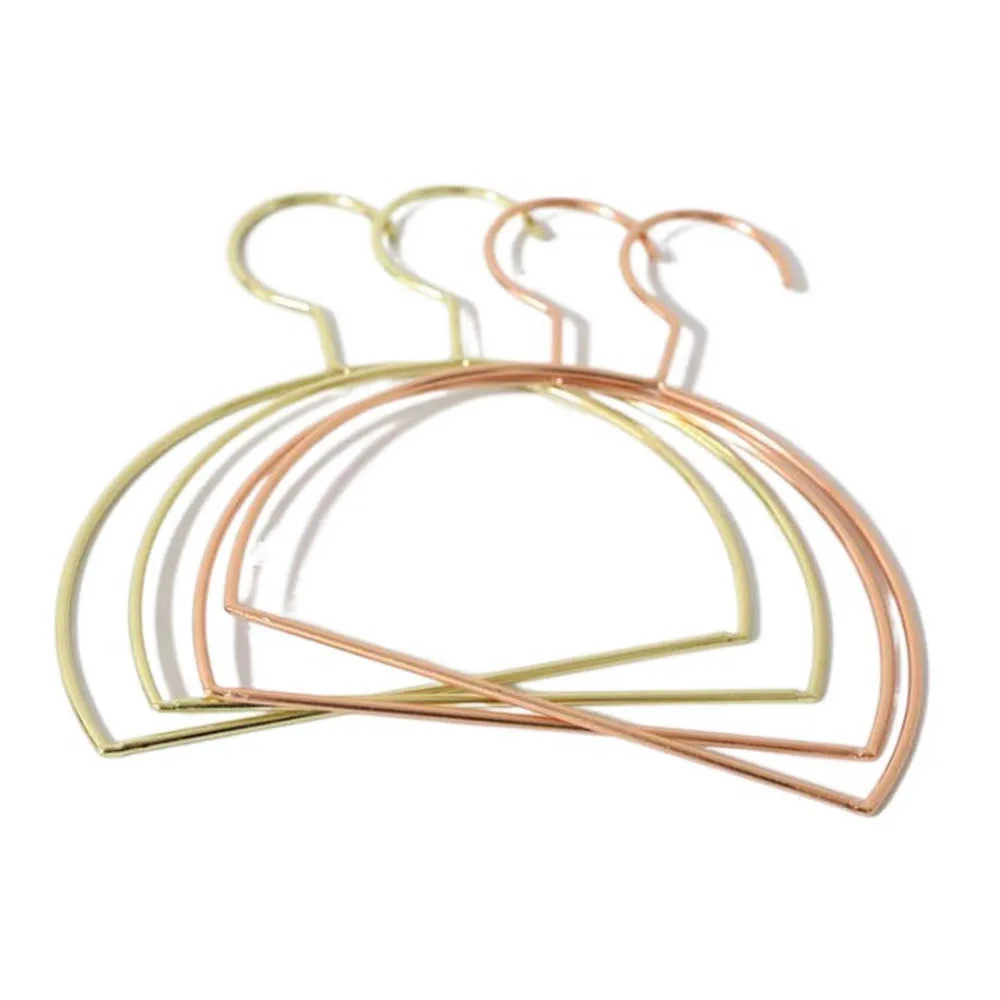 Rose Gold Clothes Hanger Silk Scarf Storage Rack Home Hanger Rack Tie Parment Handduk Holder